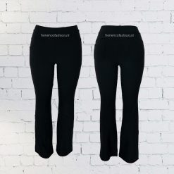 Comfortbroek Flaired Zwart
