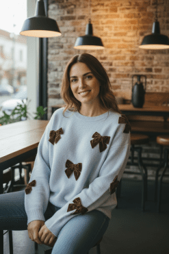 Trui Strik Lichtblauw